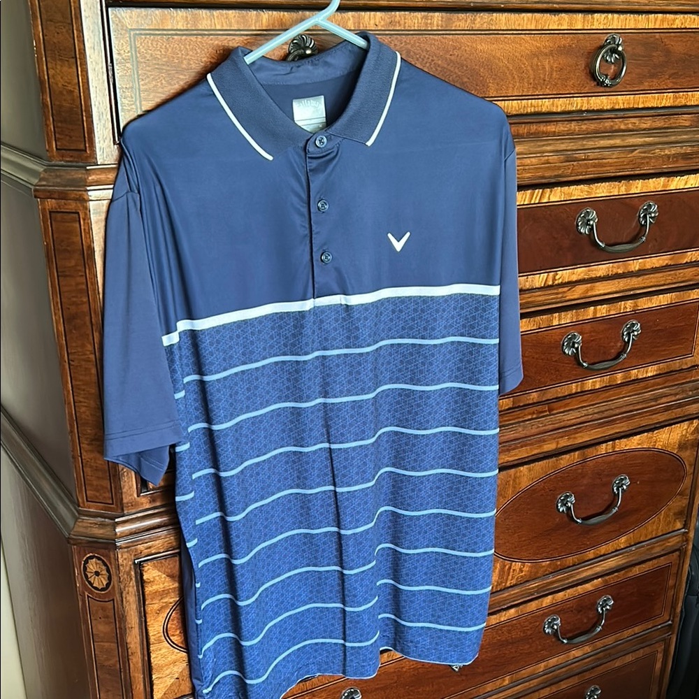Men's Blue Polo Golf Shirt